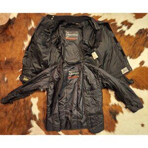 Firstgear Kilimanjaro Motorcycle Jacket Red Black Small Inner Removable Padded